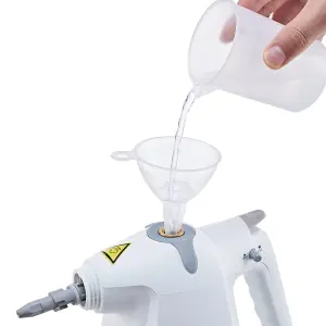 1000W White Corded Handheld Steam Cleaner Use on Kitchen,Bathroom Tiles