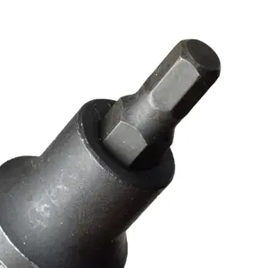 M6 x 55mm 1/2" Drive Short Impact Impacted Allen Hex Key Socket