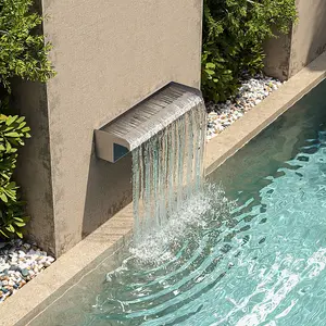 Rear Entrance Pond Stainless Steel Water Curtain 30 cm