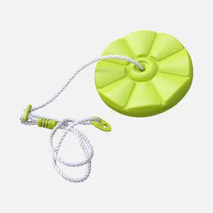 sweeek. Blow moulded plastic swing disc for 2-2.2m frame Joran Green 30x30x222 cm