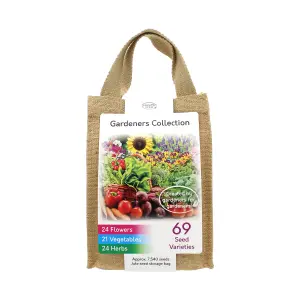 Pronto Seed Bumper Seeds Gift Bag, Flower, Herb & Vegetable Seeds (69 Varieties)