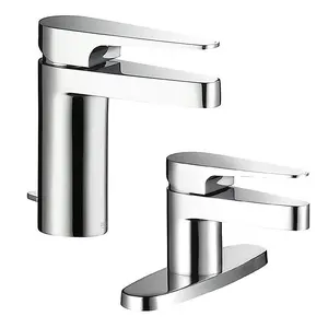 Mira Shower Precision 2.1817.004 Bath Tap + Monobloc Basin Tap Chrome 2.1817.001