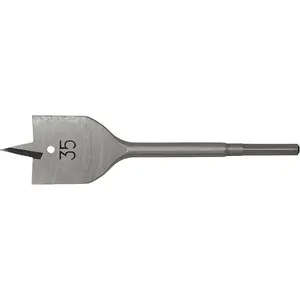 High Performance 35 x 152mm Hardened Wood Drill Bit with Hex Shank for Precision Woodworking