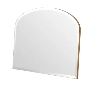 Yearn Minimal Bevelled Mantle Mirror Gold 91(w) x 69cm(h)