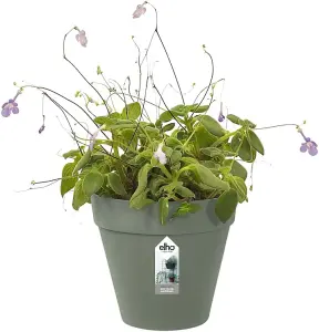 Elho Loft Urban Green Wall Single 15cm Plastic Plant Pot in Pistachio Green