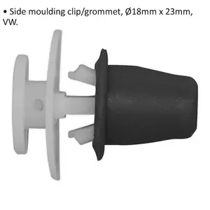 20 PACK Side Moulding Clip Grommet - 18mm x 23mm - Suitable for VW Golf III