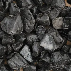 simpa 30-60mm Ebony Black Cobbles Bag 20kg