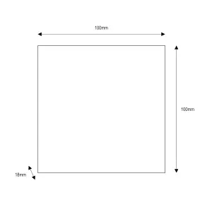 Ennis Gloss White Bathroom cabinet swatch