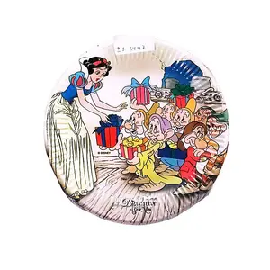 Cinderella Biancaneve Paper Party Plates (Pack of 10) Multicoloured (One Size)