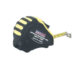 Sealey Auto Lock Tape Measure 5m(16ft) x 19mm - Metric/Imperial AK994