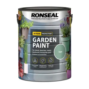 Ronseal Garden Paint - Sage - 5 Litre