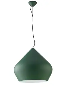 Luminosa Tholos Dome Ceiling Pendant, Green, E27