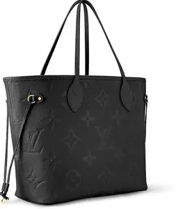 Louis Vuitton® - Neverfull MM Tote Bag - Black - Monogram Leather - Women - Luxury