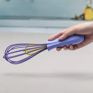 Zeal Silicone Double Headed Balloon Whisk, Purple