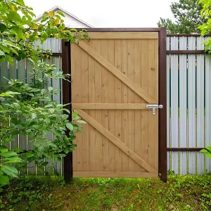 Wooden Garden Gate Side Gate with Latch H 152 cm x W 91 cm