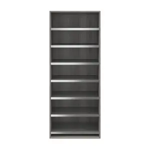 GoodHome Atomia Freestanding Grey Oak effect Pull-out shoe rack (W)750mm