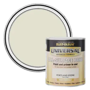 Rust-Oleum Universal Portland Stone Satin All-Surface Paint 750ml