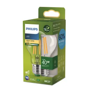 Philips 485lm A60 Warm white LED Light bulb