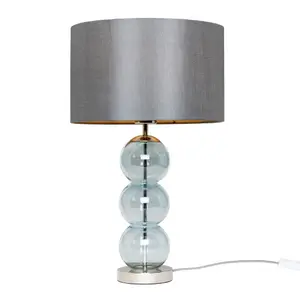 Inlight Remo Round Polished Chrome effect Table lamp