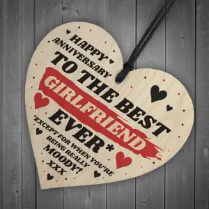 Funny Joke Anniversary Gift For Best Girlfriend Rude Gift For Her Humour Heart