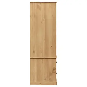 Wardrobe VIGO 90x55x176 cm Solid Wood Pine