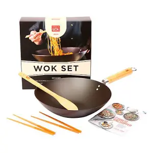 School of Wok Pre-Seasoned Wok Set