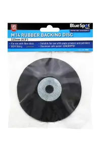 Blue Spot Tools -  115mm (4.5") M14 Rubber Backing Disc