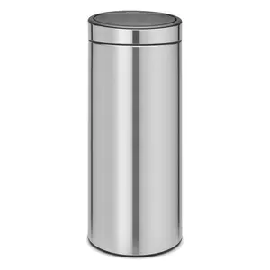 Brabantia 30 Litre Touch Bin Matt Steel