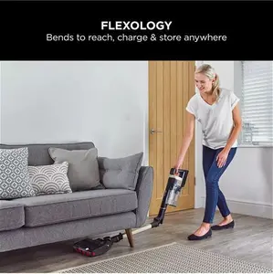 Shark Stratos IZ400UKT Pet Pro Model Cordless Stick Vacuum Cleaner With Anti Hair Wrap Plus & Clean Sense IQ, Charcoal Grey/Copper