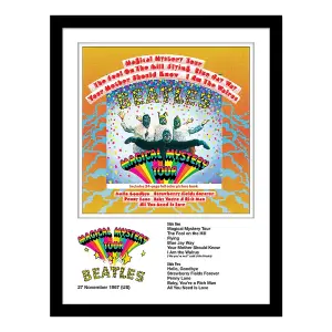 The Beatles Magical Mystery Tour Framed Print Multicoloured (40cm x 30cm)