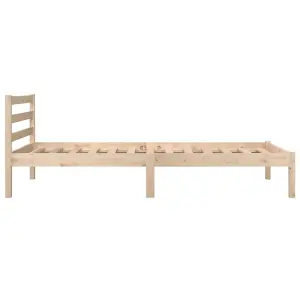 Berkfield Bed Frame Solid Wood Pine 90x190 cm Single