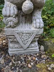 Pair of Medium Chinese Foo Dogs statues