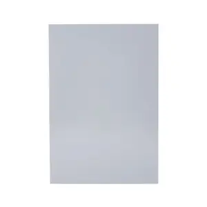 GoodHome Alisma High gloss grey slab Standard End panel (H)870mm (W)590mm