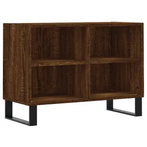 Berkfield TV Cabinet Brown Oak 69.5x30x50 cm Engineered Wood