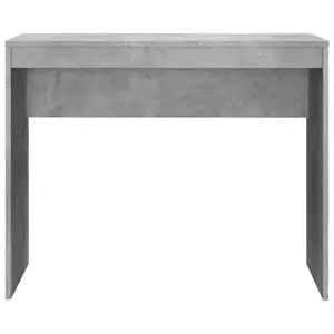 Berkfield Desk Concrete Grey 90x40x72 cm Engineered Wood