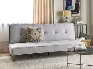 Beliani Modern Sofa Bed ESSVIK Light Grey