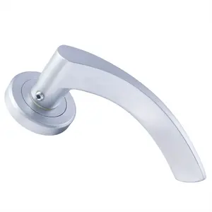 Serozzetta Latch Door Handle (Set of 2) Satin Chrome