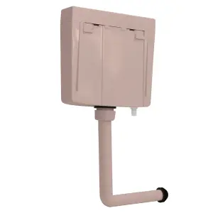 Toilet Cistern with Bottom Water Inlet 3/6 L Salmon