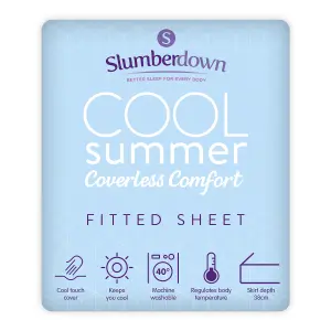 Slumberdown Cool Summer PCM Fitted Bedsheet