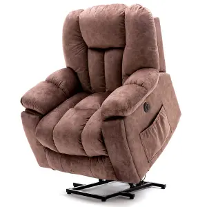 Power Massage Lift Recliner Chair with Heat & Vibration for Elderly, Heavy Duty and Safety Motion Reclining Mechanism