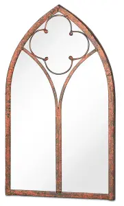 Leavesdon Arched Window Mirror for Home or Garden 40cm tall