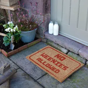 No Dachshunds Allowed Doormat (60 x 40cm)