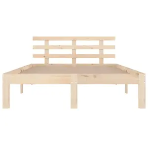 Berkfield Bed Frame Solid Wood 150x200 cm King Size