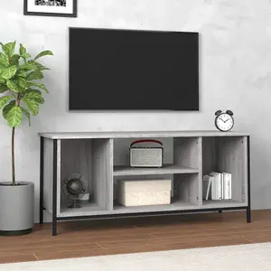 vidaXL TV Cabinet Grey Sonoma 102x35x45 cm Engineered Wood