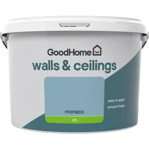 GoodHome Walls & ceilings Monaco Silk Emulsion paint, 2.5L