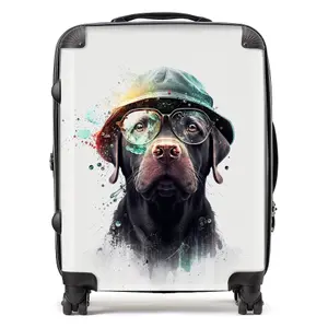 Labrador Retriever Dog Splashart Suitcase - Large