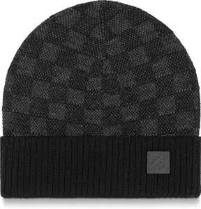 Louis Vuitton® - Néo Petit Damier Beanie - Wool - Anthracite - Men - Luxury