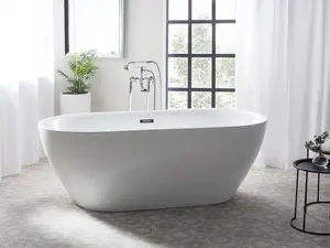 Freestanding Bathtub Faucet HEBBE Silver