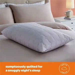 Silentnight Quilted Snuggle Hollowfibre Soft Pillow