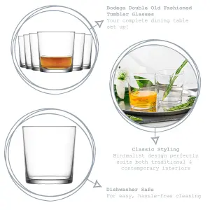 LAV - Bodega Whisky Glasses - 345ml - Pack of 6